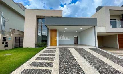 Casa em condomínio fechado com 3 quartos à venda no Jardins Bolonha, Senador Canedo 