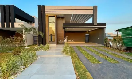 Casa térrea no Condomínio Terras Alpha I, Residência moderna