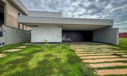 Casa em condomínio fechado com 3 quartos à venda no Jardins Bolonha, Senador Canedo 