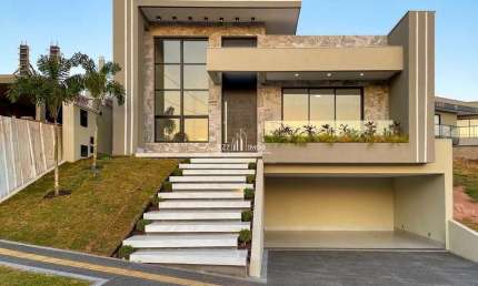 Casa em condomínio fechado com 3 quartos à venda no Jardins Bolonha, Senador Canedo 