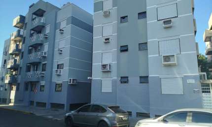 Apartamento 02 dormitórios living com sacada e garagem Bairro Fátima Santa Maria