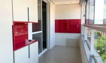 Apartamento 3 dormitórios suíte sacada churrasqueira box semi mobiliado na av. p