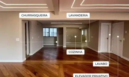 Apartamento para Venda em Curitiba, Água Verde, 3 dormitórios, 2 suítes, 4 banheiros, 2 vagas