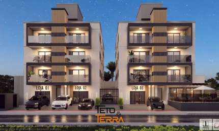 Apartamento no Universitário com 63m²,1 suíte e 1 demi-suíte, garagem coberta