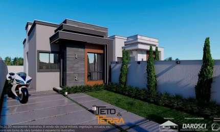 Casa á venda em Canelinha com 2 dormitórios sendo 1 suíte com 60m2