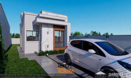 Casa á venda em Canelinha com 80m², com 2 dormitórios e um amplo terreno