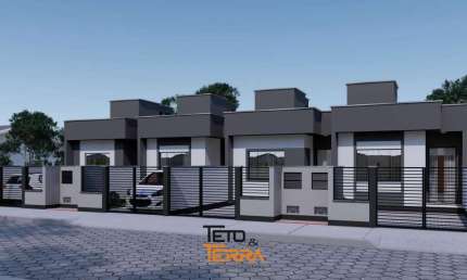 Casa á venda no bairro Joáia com 2 dormitórios sendo 1 suíte possuindo 58m²