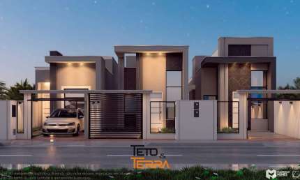 Casa á venda com 59m² no bairro Joáia com 2 dormitórios e terreno nos fundos