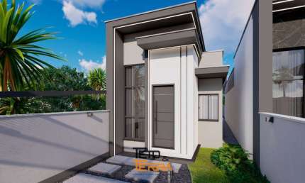 Casa a venda no bairro Joáia com 60m², 2 dormitórios, amplo terreno aos fundos