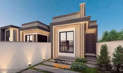 Casa á venda no bairro Areias em Tijucas com 60m², 2 dormitórios, amplo terreno