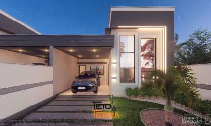 Casa á venda com 100m² no bairro Areias, 2 dormitórios, 1 suíte master c/ closet