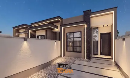 Casa no bairro Joáia com 62m² em Tijucas, 2 dormitórios, 1suíte, infra para Ar