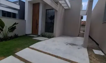 Casa á venda c/ 70m² no areias em tijucas,2 dormitórios,1 suíte,ótimo acabamento