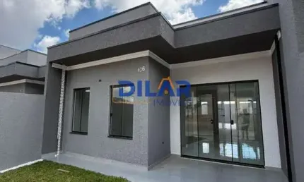 Casa em condomínio fechado com 3 quartos à venda na rua biguá, 1337, gralha azul, fazenda rio grande por r$ 325.000