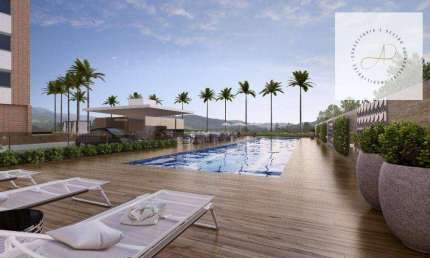 Apartamento com 3 dormitórios à venda, 108 m² por R$ 1.733.040,17 - Itacorubi - Florianópolis/SC