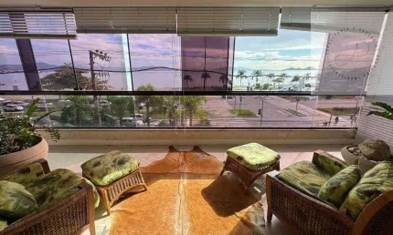 Apartamento com 4 dormitórios à venda, 290 m² por r$ 5.000.000 - beira mar norte - florianópolis/sc