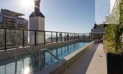 Loft com 1 dormitório para alugar, 65 m² por r$ 5.500,00/mês - centro - florianópolis/sc