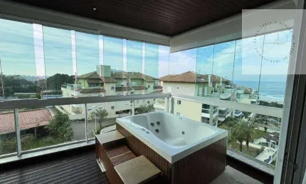 Apartamento com 2 dormitórios à venda, 108 m² por R$ 1.800.000,00 - Santinho - Florianópolis/SC