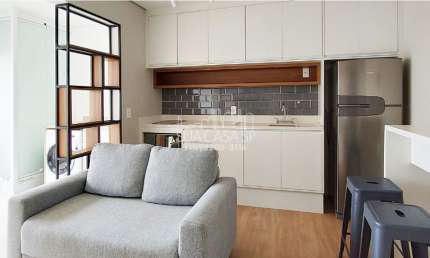 Apartamento Charmoso na Vila Madalena - Conforto e Estilo em 35m² ao Lado do Metrô!