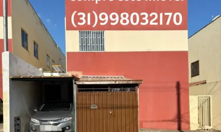 Casa Geminada Duplex, 2 quartos, 1 vaga, área privativa, Ibirité/MG.