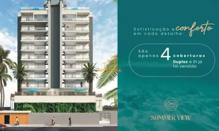 Lançamento - Cobertura com 4 dormitórios no Residencial Summer - Martim de Sá