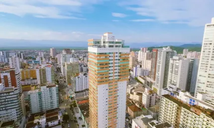 Apartamento Frente Mar - Guilhermina - Praia Grande