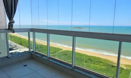 Apartamento 2 quartos, frente e com vista eterna para o mar!