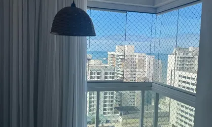 ️️ apartamento com vista para o mar | 77m² | 2 quartos com suíte | andar alto – praia de itaparica, vila velha/es