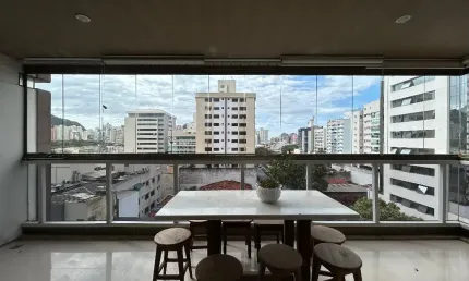Apartamento com 180m², quatro quartos na praia da costa! - apenas duas unidades por andar