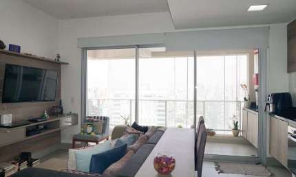 Apartamento para venda possui 65 metros quadrados com 1 quarto no Brooklin - São Paulo - SP