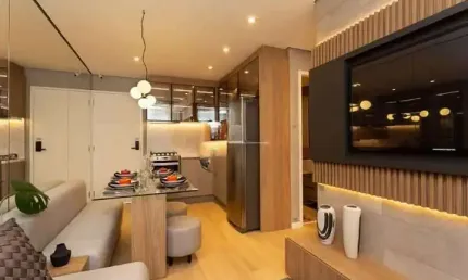 Apartamento com 1 quarto, NOVO - Brás - R$ 328 mil, Cod: 8008