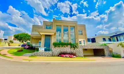 Casa em condomínio fechado com 4 quartos à venda na rua dos pinheiros, 1280, jardim novo mundo, jundiaí, 447 m2 por r$ 5.500.000