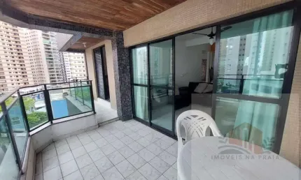 Apartamento com 2 quartos para alugar na Rua Doutor Gervásio Bonavides, Vila Luis Antônio, Guarujá