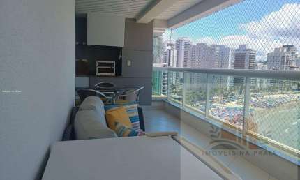 Apartamento com 4 suítes lazer de clube varanda gourmet frente ao mar nas Astúrias