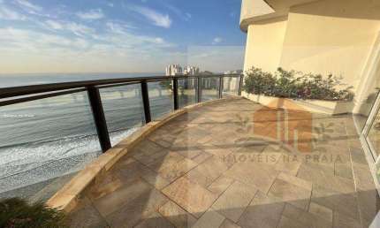 Cobertura penthouse com 4 suítes 4 vagas lazer frente para o mar vista nas Astúrias