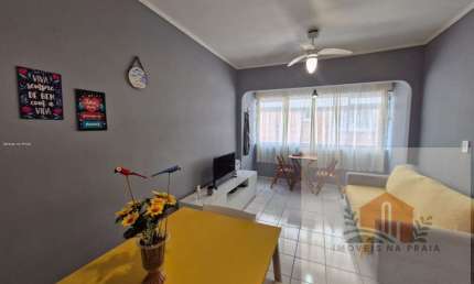 Apartamento com 2 dormitórios 1 vaga lado praia na Enseada