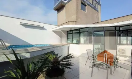 Cobertura duplex com 2 dormitórios 1 vaga terraço com piscina nas Astúrias