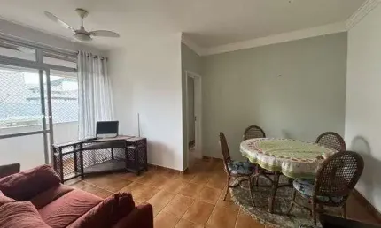 Apartamento com 3 dormitórios 1 vaga lado praia na Enseada