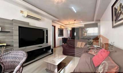 Apartamento com 3 dormitórios lado praia 1 vaga na Enseada - Aquário