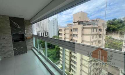 Apartamento com 2 dormitórios 2 vagas varanda gourmet lazer vista para o mar nas Astúrias