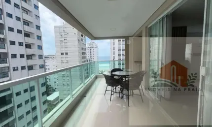 Apartamento com 3 dormitórios varanda gourmet vista para o mar lazer 1 vaga na Pitangueiras