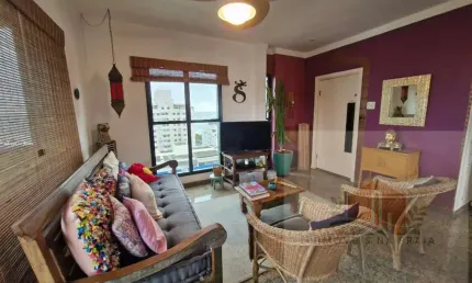 Apartamento com 3 suítes 1 vaga com vista para o mar no Tombo