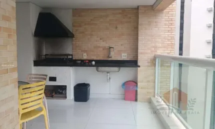 Apartamento com 2 dormitórios 2 vagas varanda gourmet lazer vista para o mar nas Astúrias