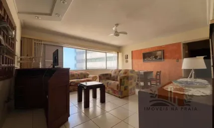 Apartamento com 3 dormitórios frente ao mar 1 vaga nas Astúrias