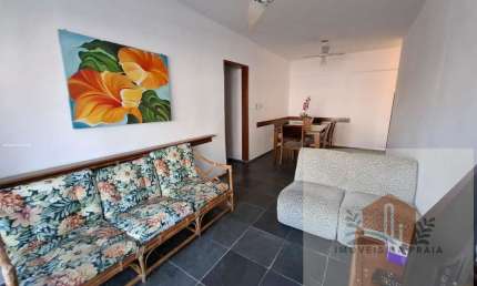 Apartamento com 3 dormitórios 1 vaga lado praia na Enseada