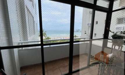 Apartamento com 3 dormitórios 1 vaga frente ao mar  na Pitangueiras