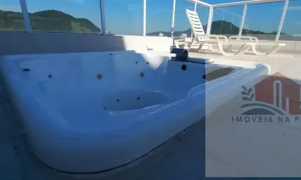 Cobertura duplex com 4 dormitórios jacuzzi churrasqueira 2 vagas no Tombo