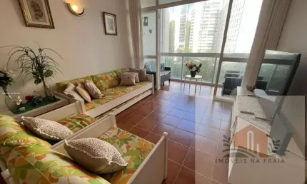 Apartamento com 2 dormitórios 1 vaga frente mar na Pitangueiras