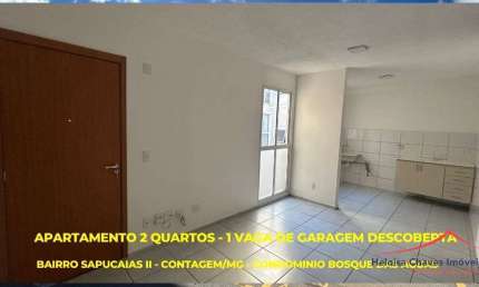 Apartamento com 2 quartos à venda na Avenida Diamante, 1030, Sapucaia II, Contagem por R$ 159.000