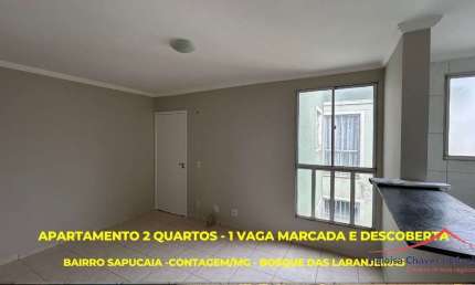 Apartamento com 2 quartos à venda na Avenida das Tulipas, 150, Sapucaia, Contagem por R$ 165.000
